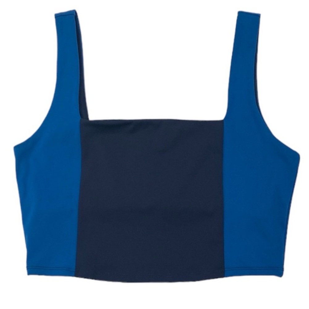 SINCERELY JULES Active Sport Colorblock Crop Sports Bra NWT Medium